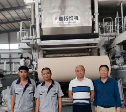 保定維拓新月型衛生紙機在順通紙制品廠成功開機 助力衛生用品產業升級